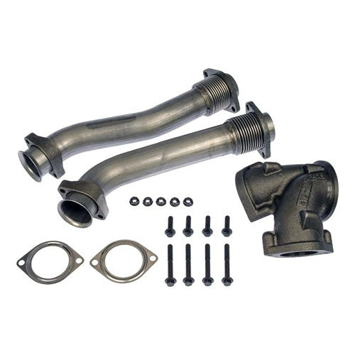 Ford PowerStroke 1999-2003 7.3L Turbocharger Up-Pipe Kit - Includes Hardware and Gaskets - Diesel Parts Canada